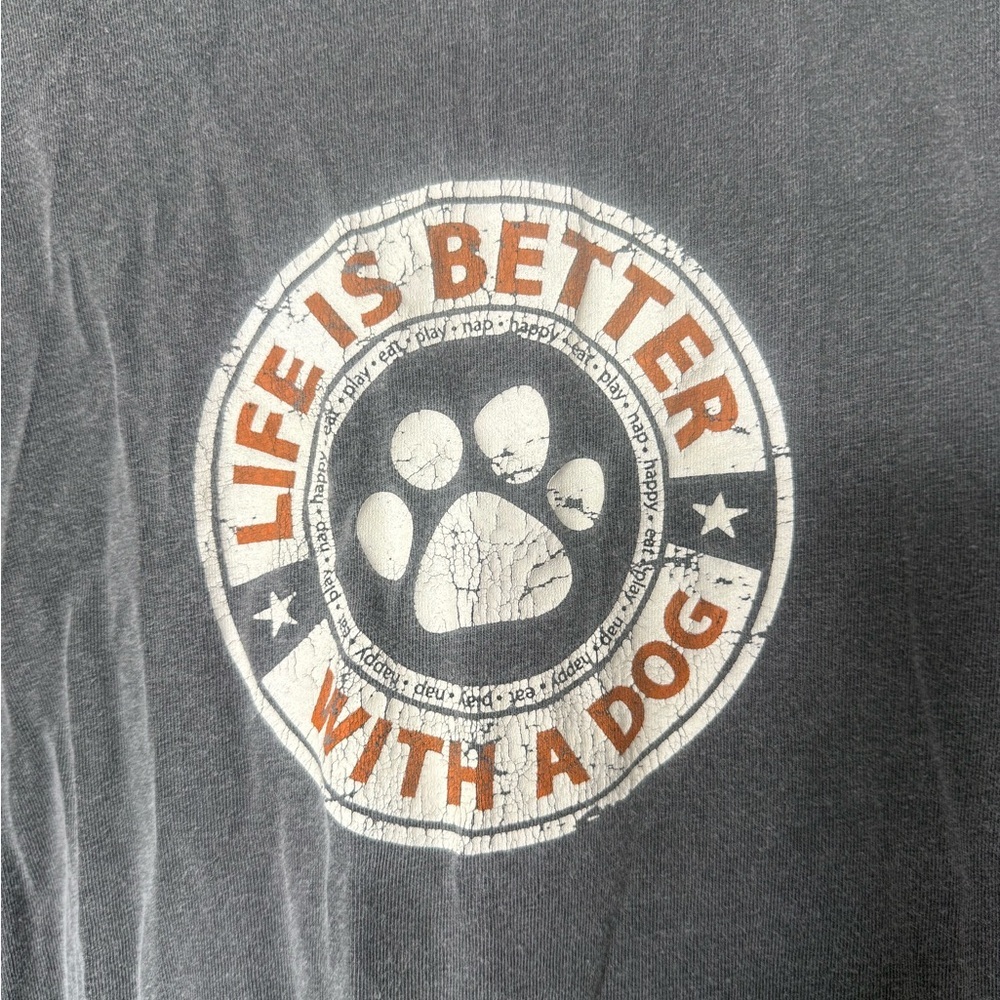 Comfort Colors Gray and White Short Sleeve Tee